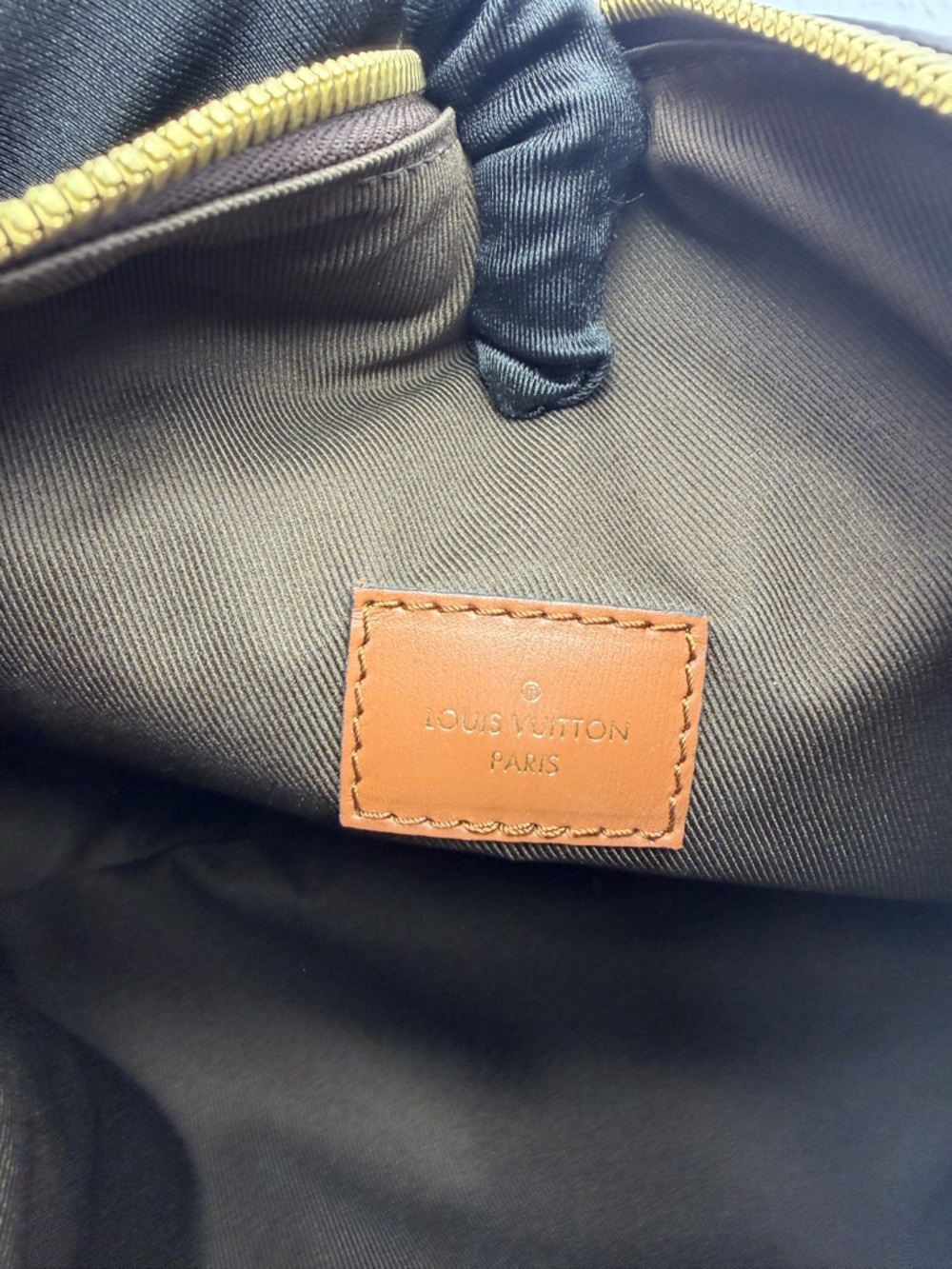 Louis Vuitton Loop Monogram Reverse Canvas Shoulder Hobo Gold Chain and Pouch - Picture 11 of 15